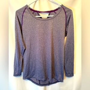 Helly Hansen Training Women’s Medium Athletic Long Sleeve T-Shirt Heather Purple